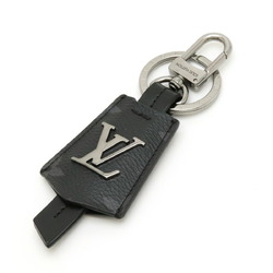 LOUIS VUITTON Monogram Eclipse Porte Clé Cloche Keychain Keyring Charm Metal Leather M63620