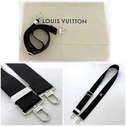 Louis Vuitton Shoulder Bag Gaston Wearable White Gray Taigarama M30935 Monogram Canvas IC Tag Reactive LOUIS VUITTON LV