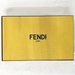 Fendi Round Long Wallet Beige By The Way 8M0299 Leather FENDI Women's