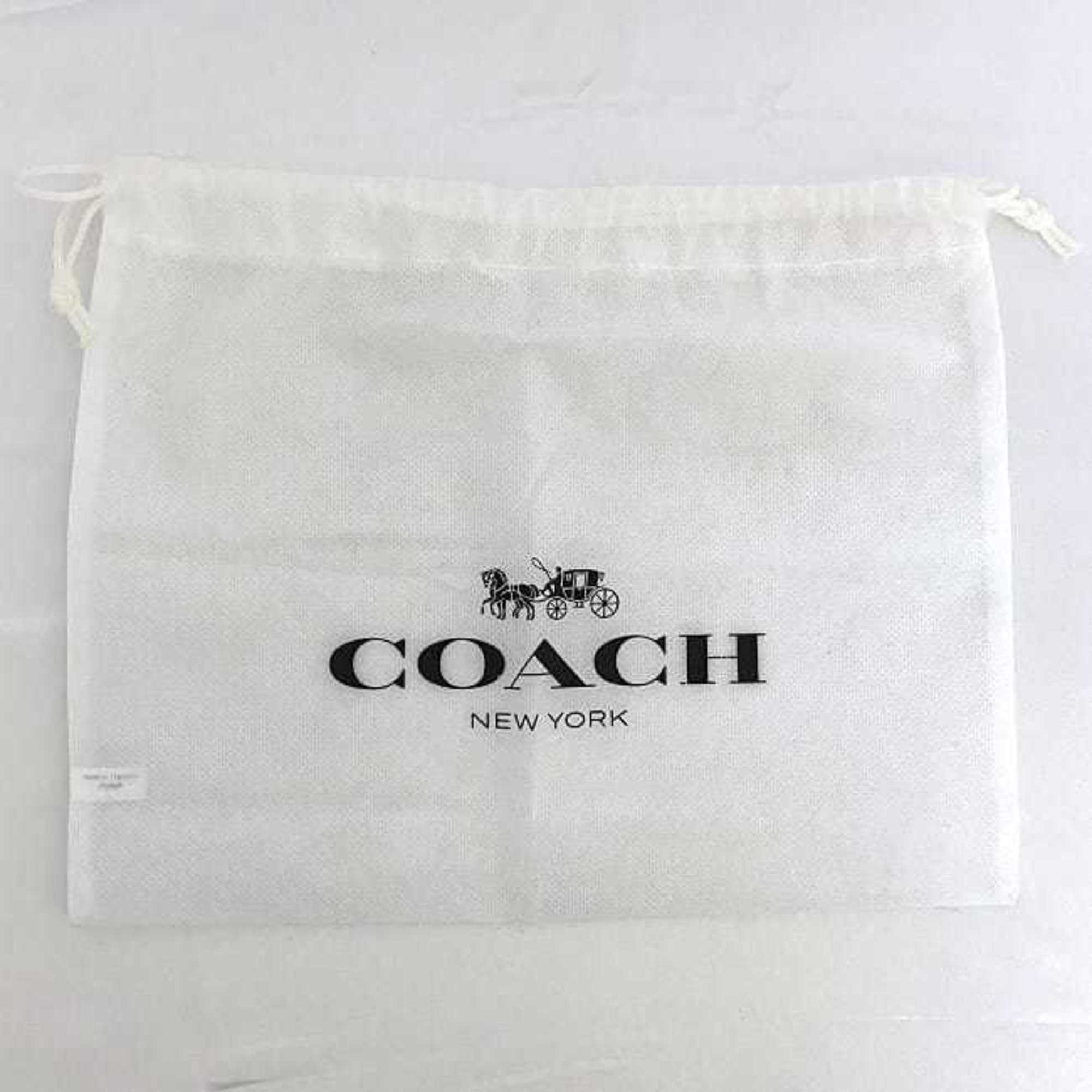 Coach Long Wallet Dempsey Large Fawn Beige Signature F2211 Canvas Leather COACH Round Zip Strap Stripe Women's