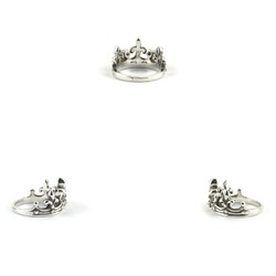 Royal Order Silver Ring Tiara Pink Ice 02-B143648