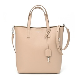 Saint Laurent Toy Bag 600307 Leather Pink Beige S-155294