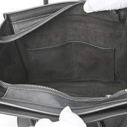 CELINE Luggage Micro 189793DRU.38NO 167793DRU.38NO Drummed Calfskin Black S-155315