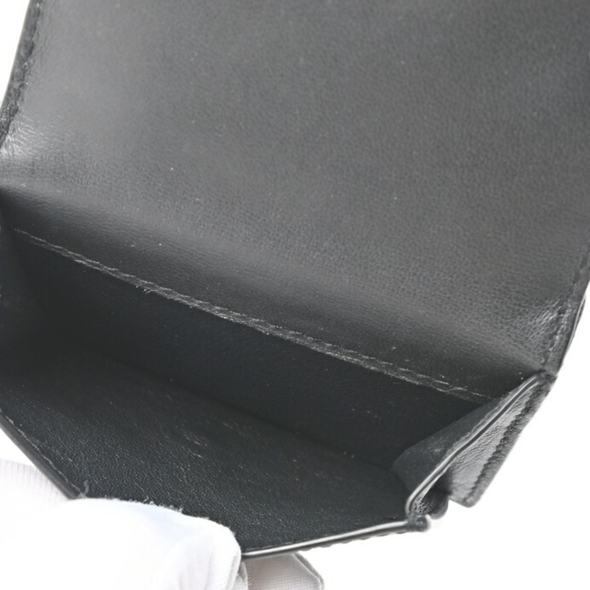 Saint Laurent Petite Wallet 459996 Grained de Poudre Textured Leather S-155269