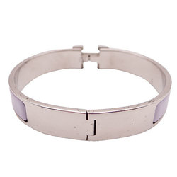 Hermes Bangle Click H Bracelet Women's Silver Purple