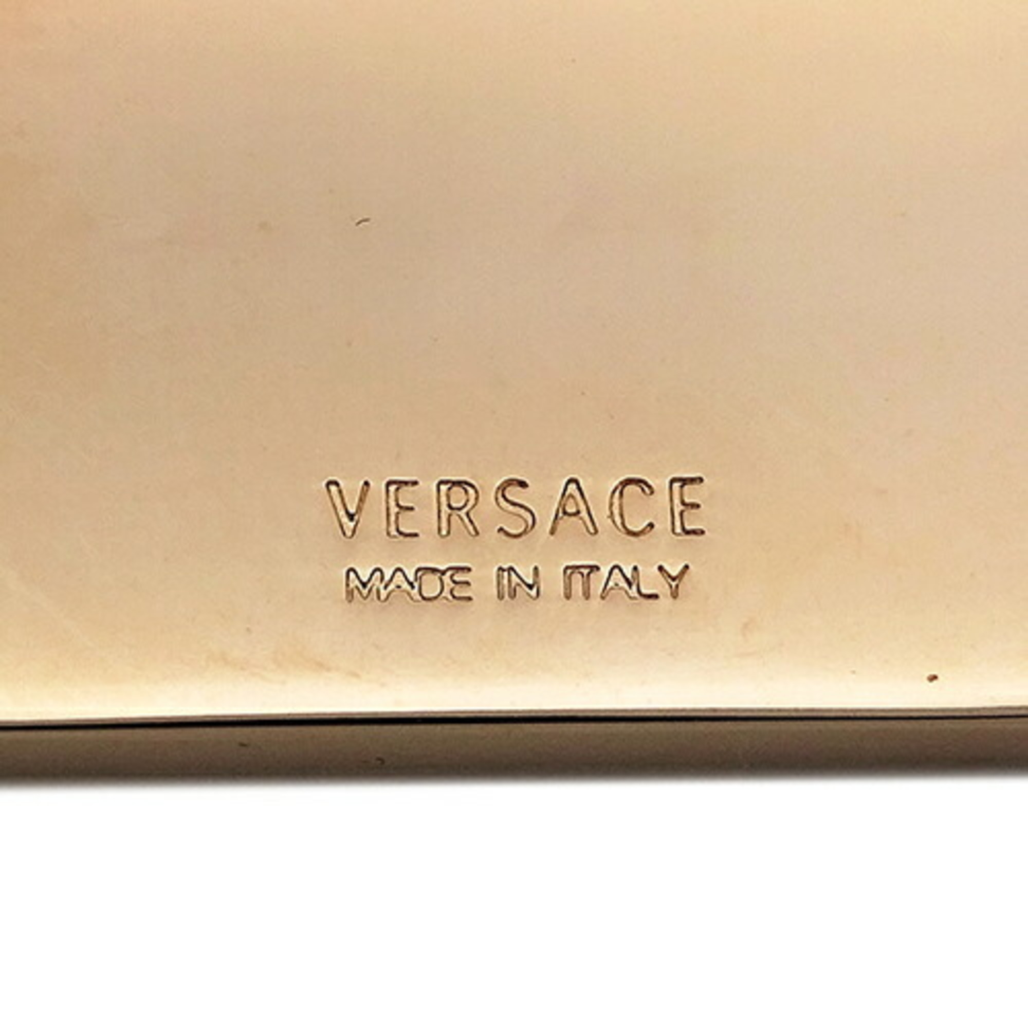 Versace VERSACE Key Ring Women's Men's Chain Charm Medusa Gold