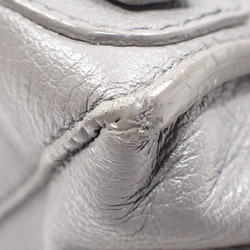 Balenciaga Tote Bag Paper B4 Women's Gray Leather 432596 Hand Shoulder A6047049