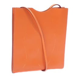 Hermes Omenitu Shoulder Bag Women's Orange Box Calf □E Stamp Made Around 2001 HERMES Leather