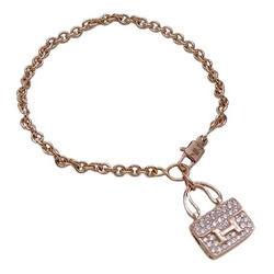 Hermes HERMES Bracelet for Women 750PG Diamond Pink Gold Amulet Constance SH Polished