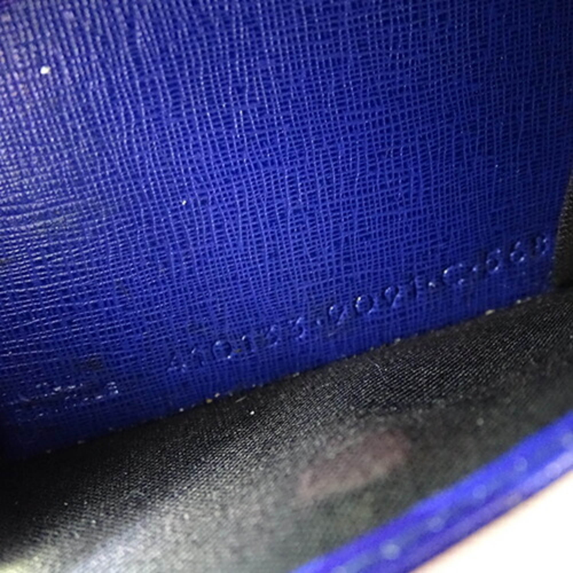 BALENCIAGA Wallet Women's Men's Trifold Leather Essential Blue White 410133 Compact