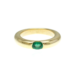 Cartier Ellipse Emerald Ring Yellow Gold (18K) Fashion Emerald Band Ring Gold