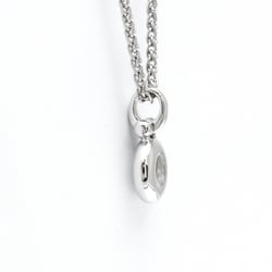 Chopard Happy Diamond Necklace 79/2864-20 White Gold (18K) Diamond Men,Women Fashion Pendant Necklace (Silver)
