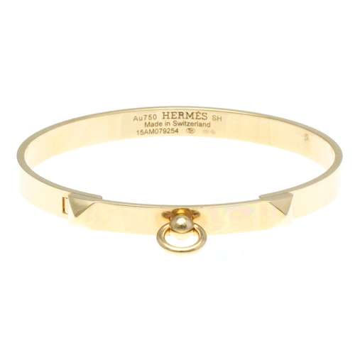 Hermes Collier De Chien PM Bangle Pink Gold (18K) No Stone Bangle Pink Gold
