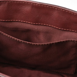 Chanel Chain Shoulder Bag CHANEL Saddle Lambskin Matelasse/Quilted Bordeaux