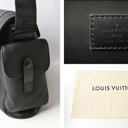 Louis Vuitton Shoulder Bag for Men LOUIS VUITTON Christopher M58476 Black Taurillon Leather