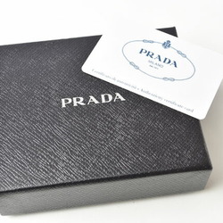 PRADA Card Case/Business Holder 2MC049 Men's Bi-Fold VIT.MICRO GRAIN Blue