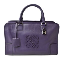 LOEWE Handbag Amazona 36/AMAZONA 36 Dark Purple/Silver