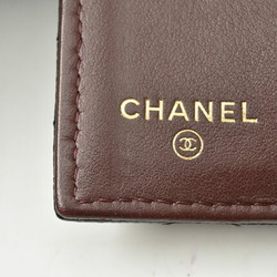CHANEL coin case/wallet compact wallet/A84401/3-fold wallet caviar skin classic A84401 black