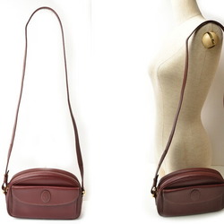 Cartier shoulder bag/crossbody 2way must line bag leather bordeaux