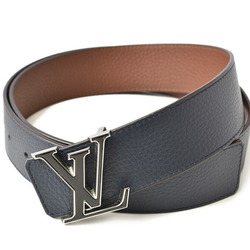 Louis Vuitton Reversible Belt 100cm Men's LOUIS VUITTON Santur LV Tilt Reverse 100/40 M0027 Taurillon Navy/Brown