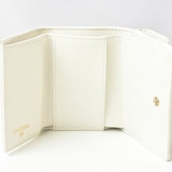 Chanel Wallet/Tri-fold CHANEL Wallet Boy Caviar Skin Off-white Gold