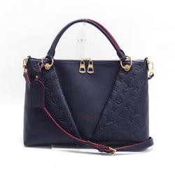 Louis Vuitton Monogram Empreinte V Tote MM Dark Navy M44397