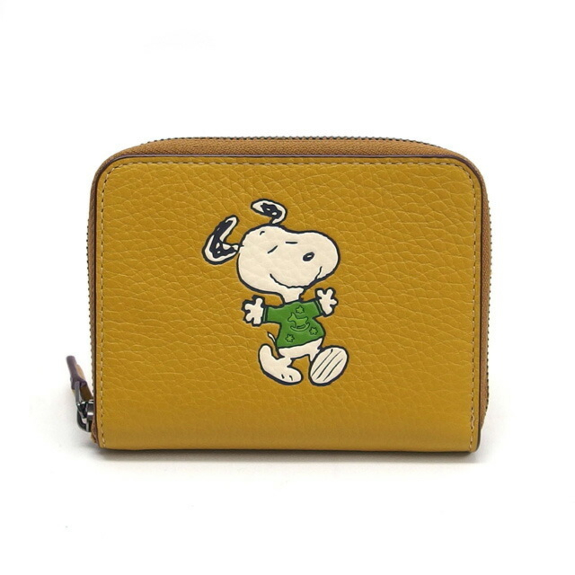 Coach x Peanuts collaboration Snoopy Walk motif small wallet