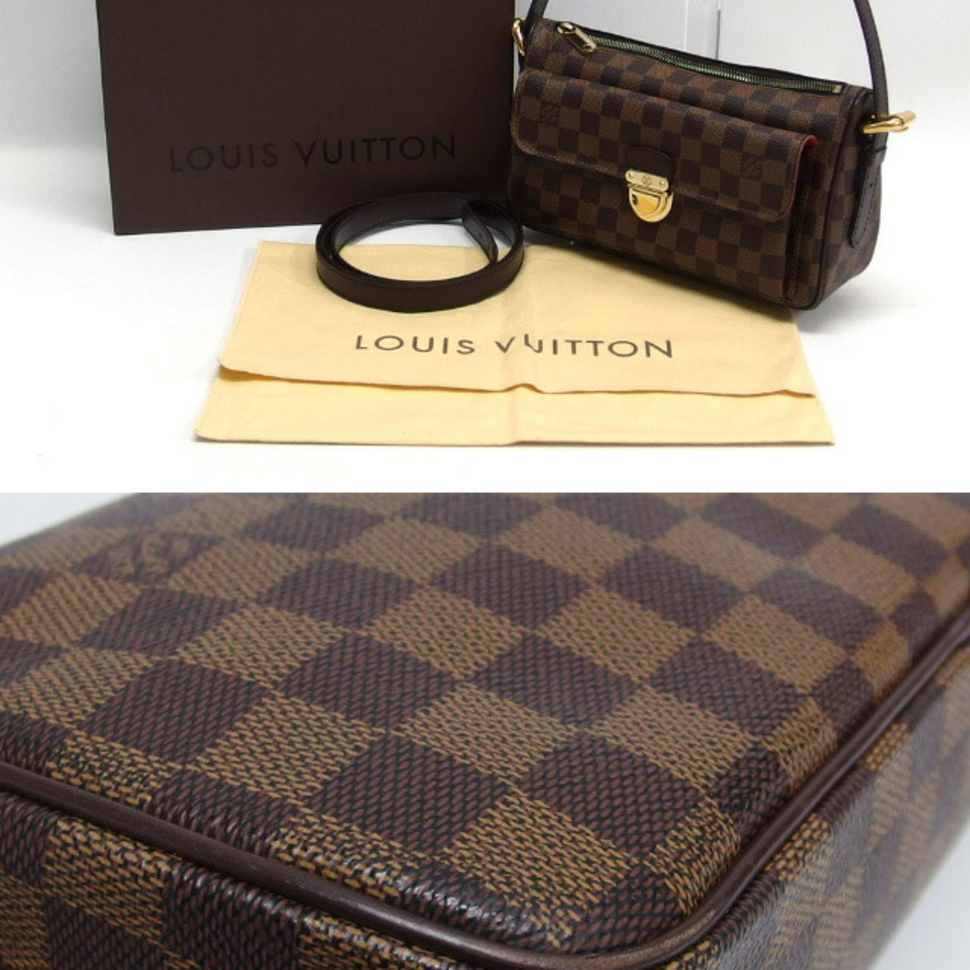 Louis Vuitton Damier Ravello GM Shoulder Bag N60006