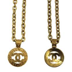 CHANEL Necklace Gold Neck circumference: approx. 65cm