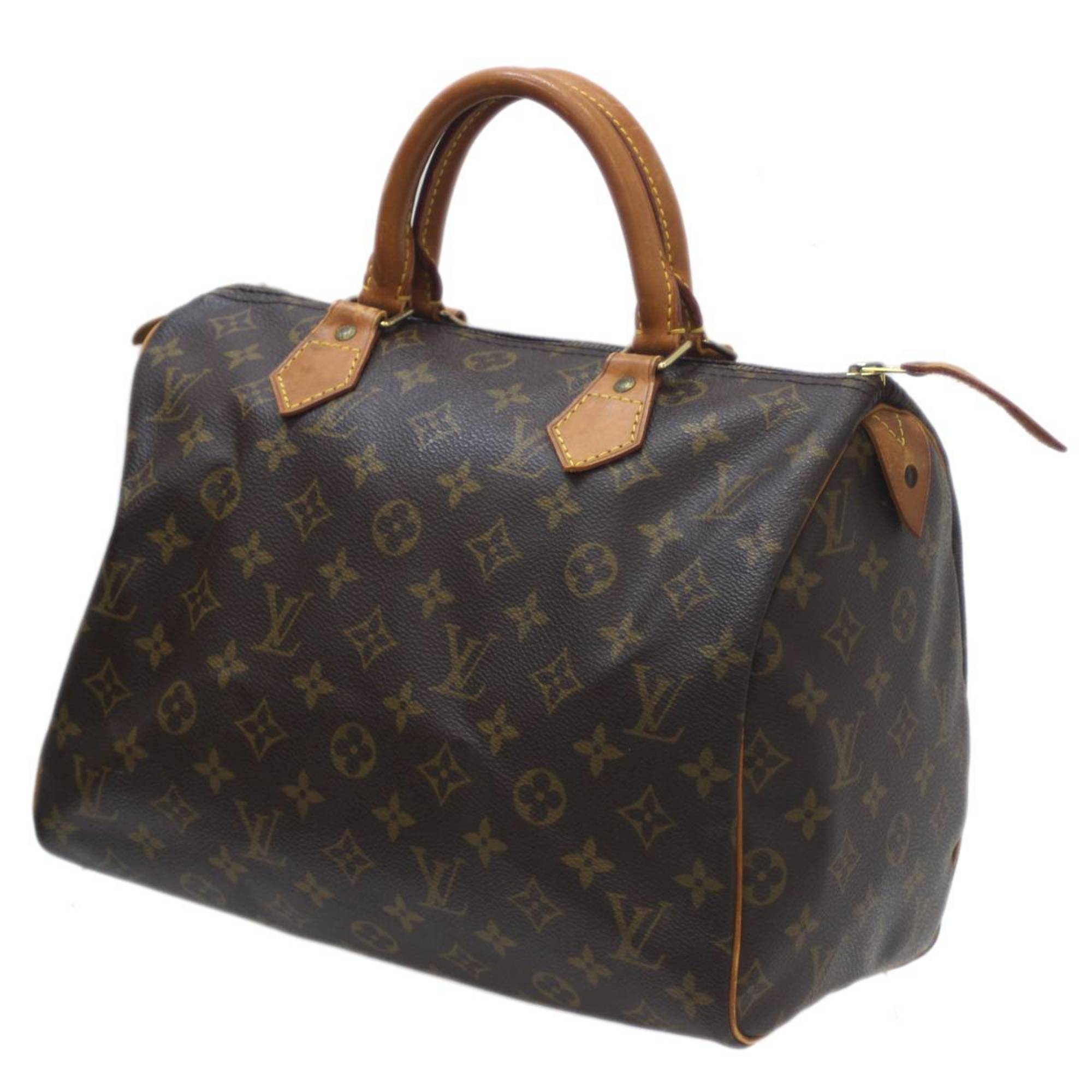 LOUIS VUITTON Speedy 30 Boston Bag Monogram Brown M41526 SP0915