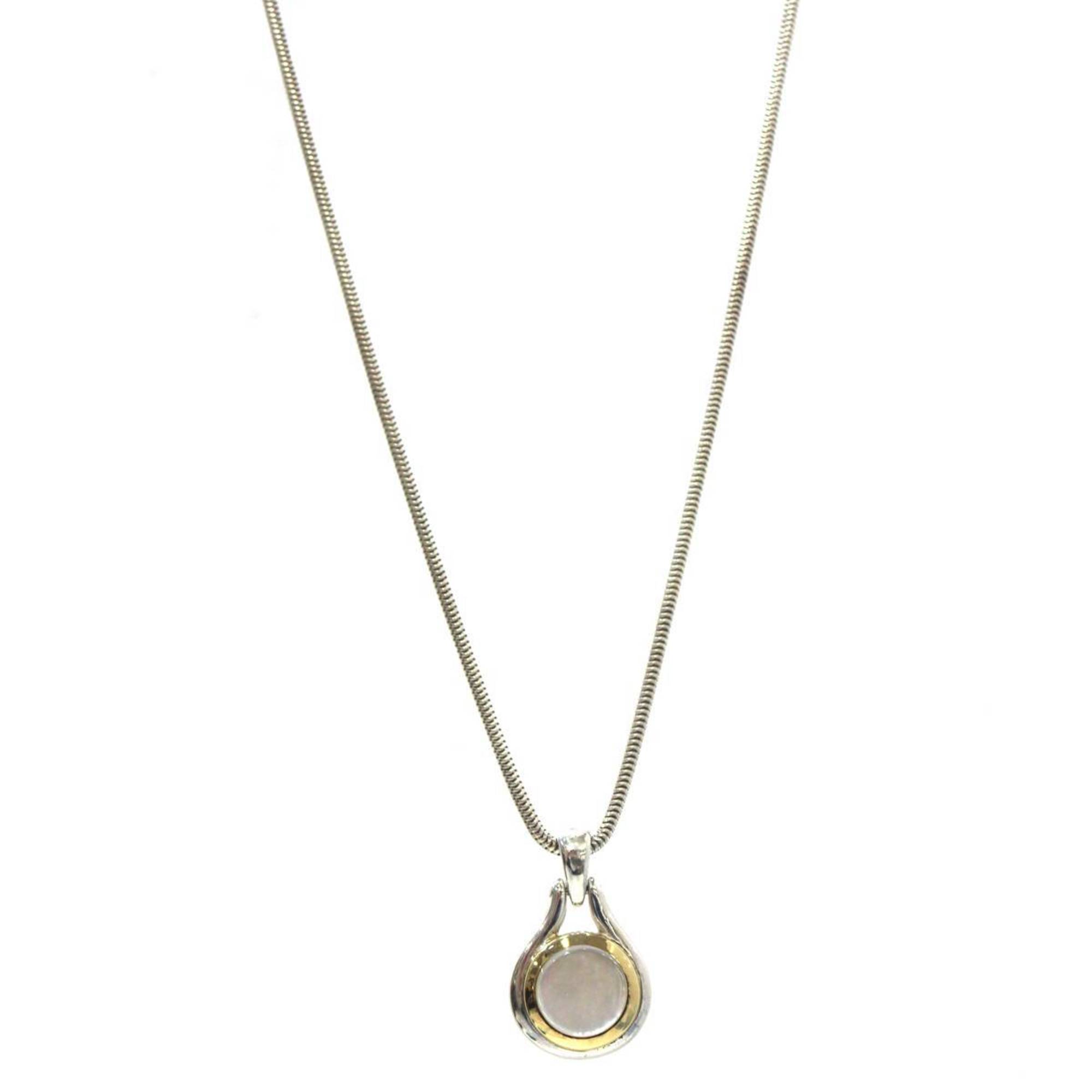Tiffany & Co. 750 925 combination necklace K18 (engraved 750) SV925 Gold x Silver