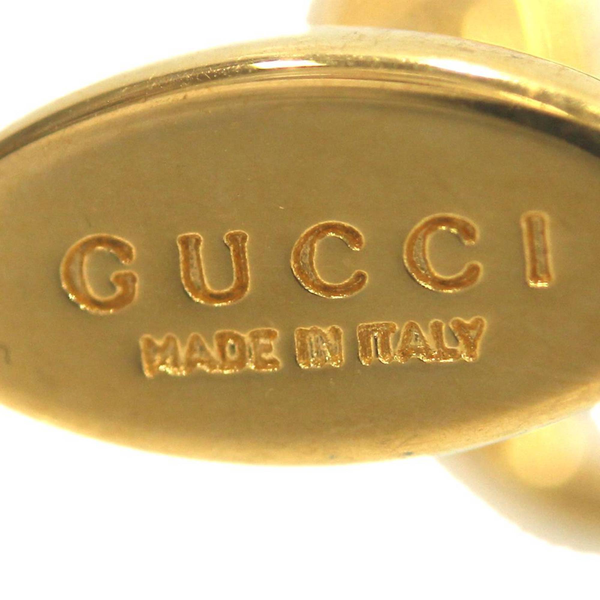 GUCCI Horsebit Cufflinks Gold 2×1.6cm