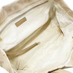 Chanel Tote Bag New Travel Line MM Nylon Jacquard Leather Beige A15991 CHANEL CC Coco Mark Handbag Shoulder Backpack KNH-13075
