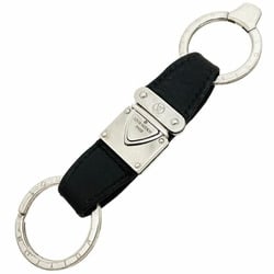 Louis Vuitton Keychain Nomad Porte Cle Vallee Leather Noir Black M85034 LOUIS VUITTON Key Ring Hook Charm Bag HSY-13157