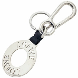 LOEWE Keychain Charm Leather Black Key Ring Hook Bag TT-13184