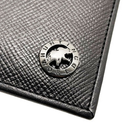 HUNTING WORLD Card Case Leather Black Baby Elephant Holder Business IC Pass TT-13183