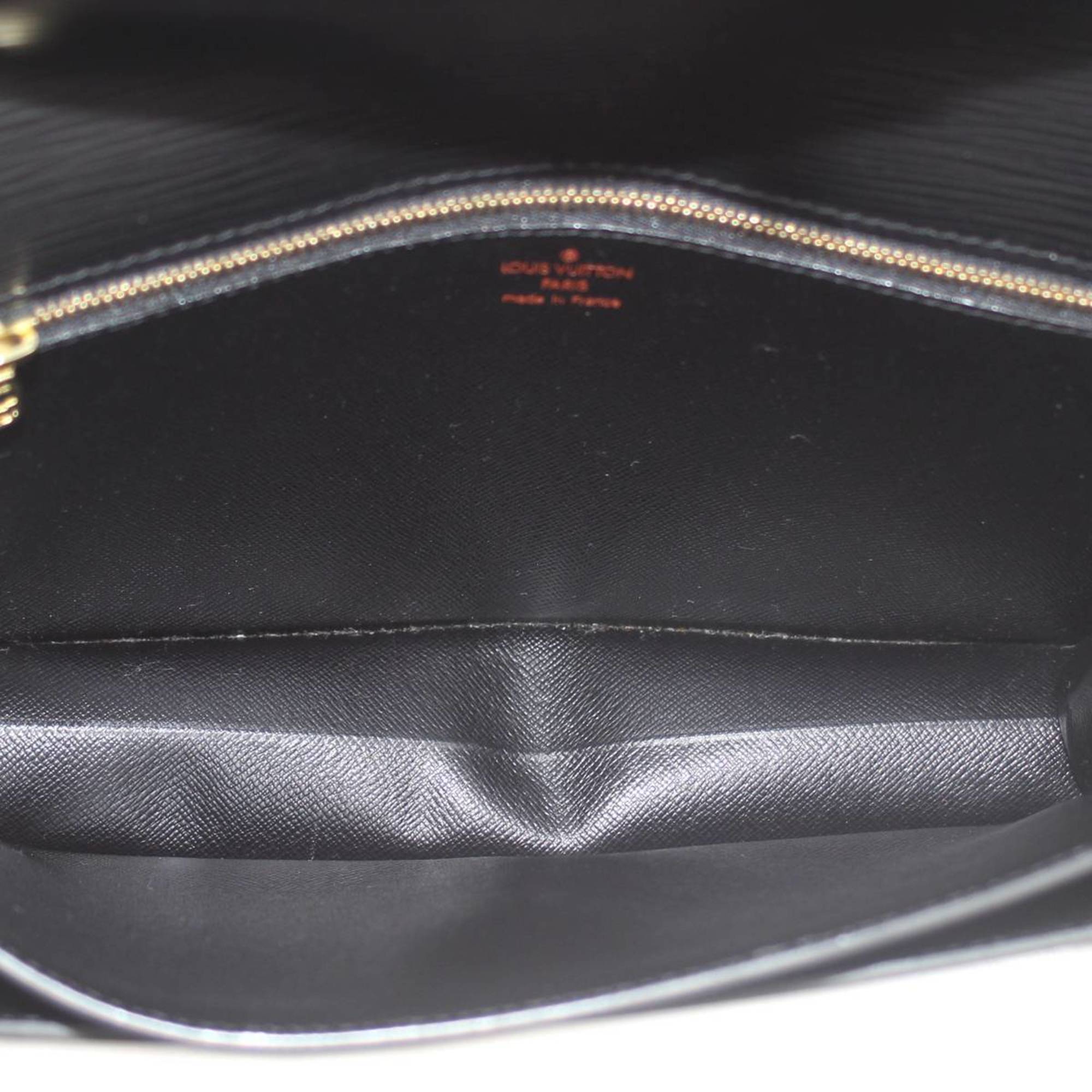 LOUIS VUITTON Serie Dragonne Second Bag Epi Noir M52612 VI0031