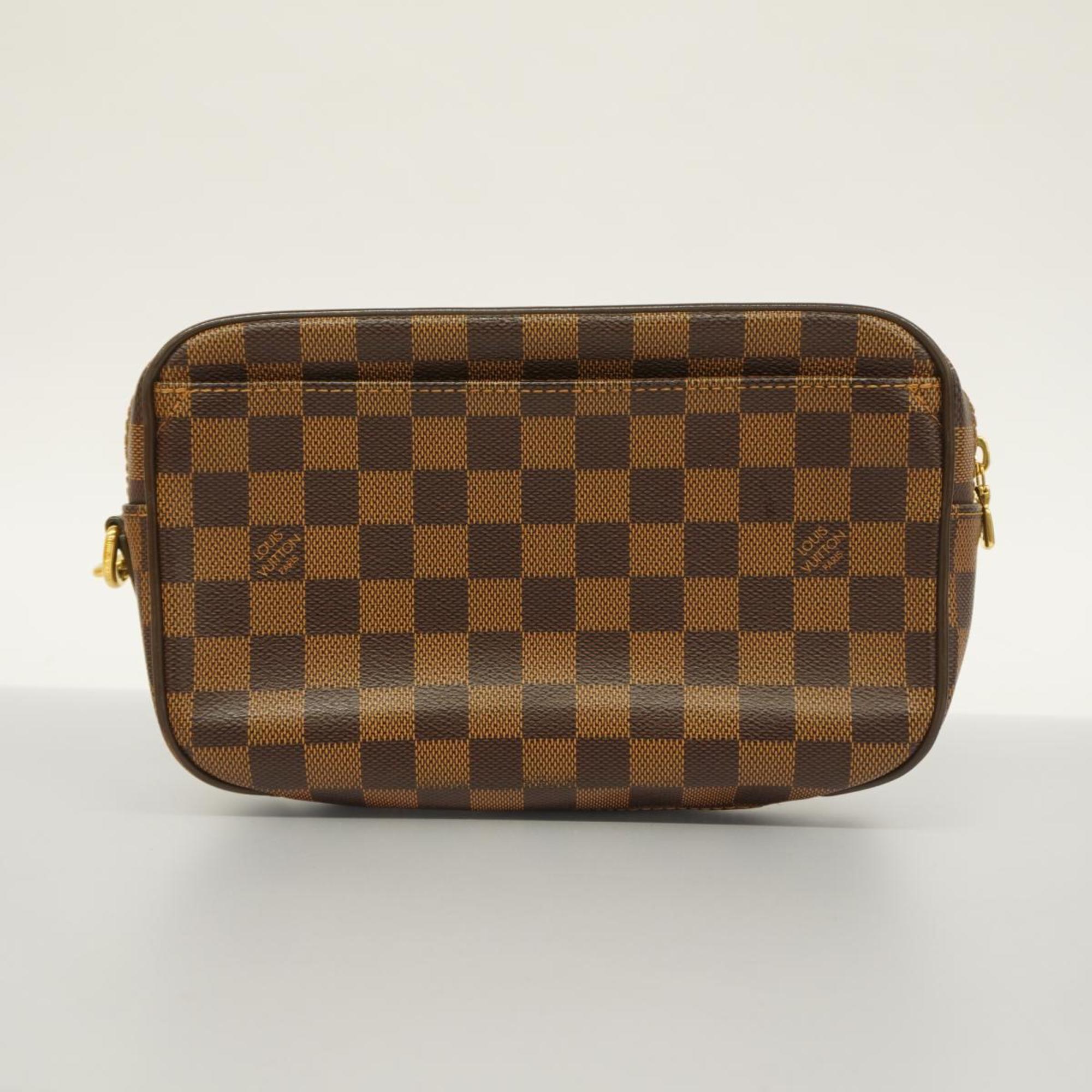 Louis Vuitton Clutch Bag Damier Pochette Saint Paul N41219 Ebene Men's Women's