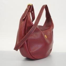 Cartier Shoulder Bag Must Leather Red Ladies