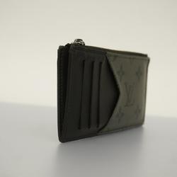 Louis Vuitton Wallet/Coin Case Monogram Eclipse Coin Card Holder M69533 Black/Grey Men's