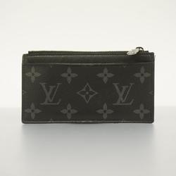 Louis Vuitton Wallet/Coin Case Monogram Eclipse Coin Card Holder M69533 Black/Grey Men's