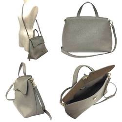 FURLA NIKI F7536 Bag Handbag Shoulder Leather Grey