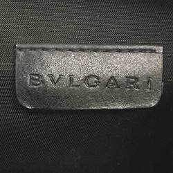 BVLGARI Maxi Semicircular Pouch Black and White Bvlgari Bag Men's Women's Unisex