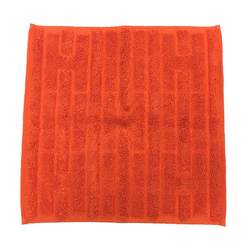 HERMES Hermes Hand Towel Handkerchief CARRE 32 x 32cm LABYRINTHE 100% Cotton ORANGE/TERRACOTTA H Men's Women's Unisex