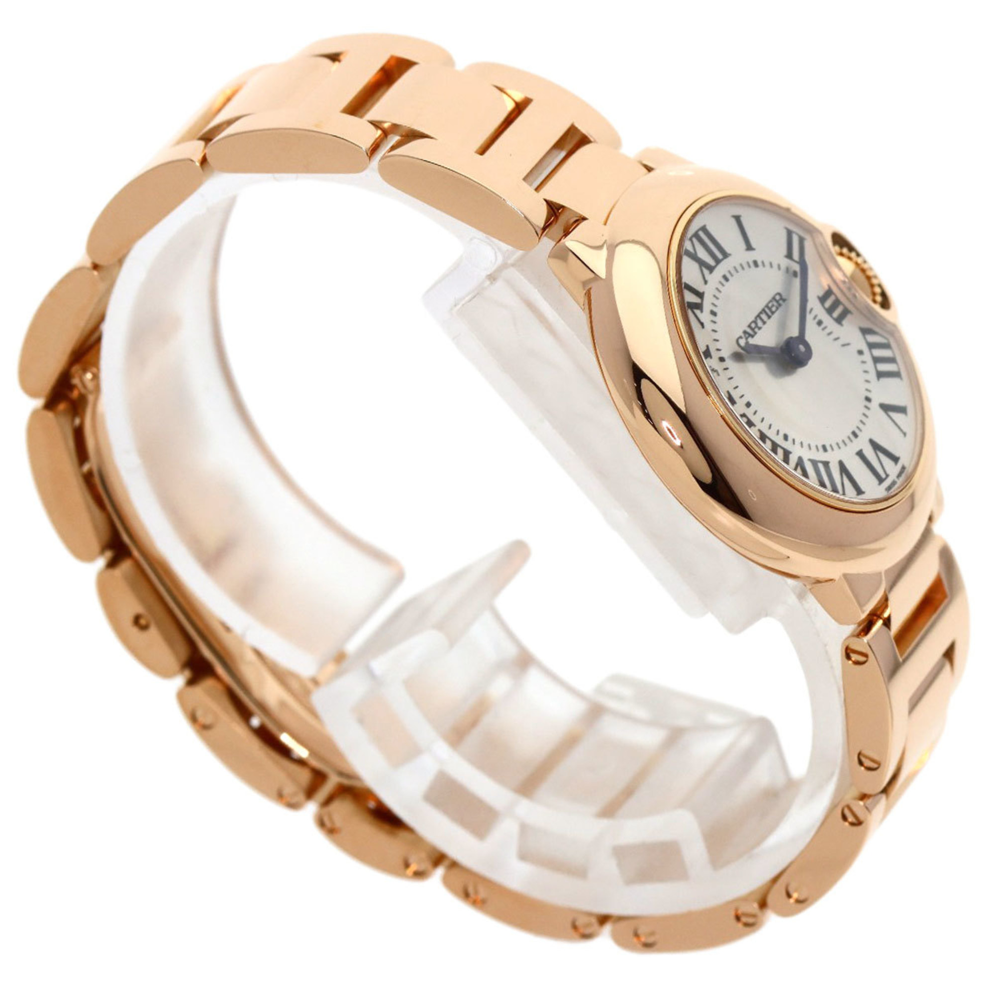 Cartier W69002Z2 Ballon Bleu SM 28mm Manufacturer Complete Wristwatch K18 Pink Gold/K18PG Ladies CARTIER