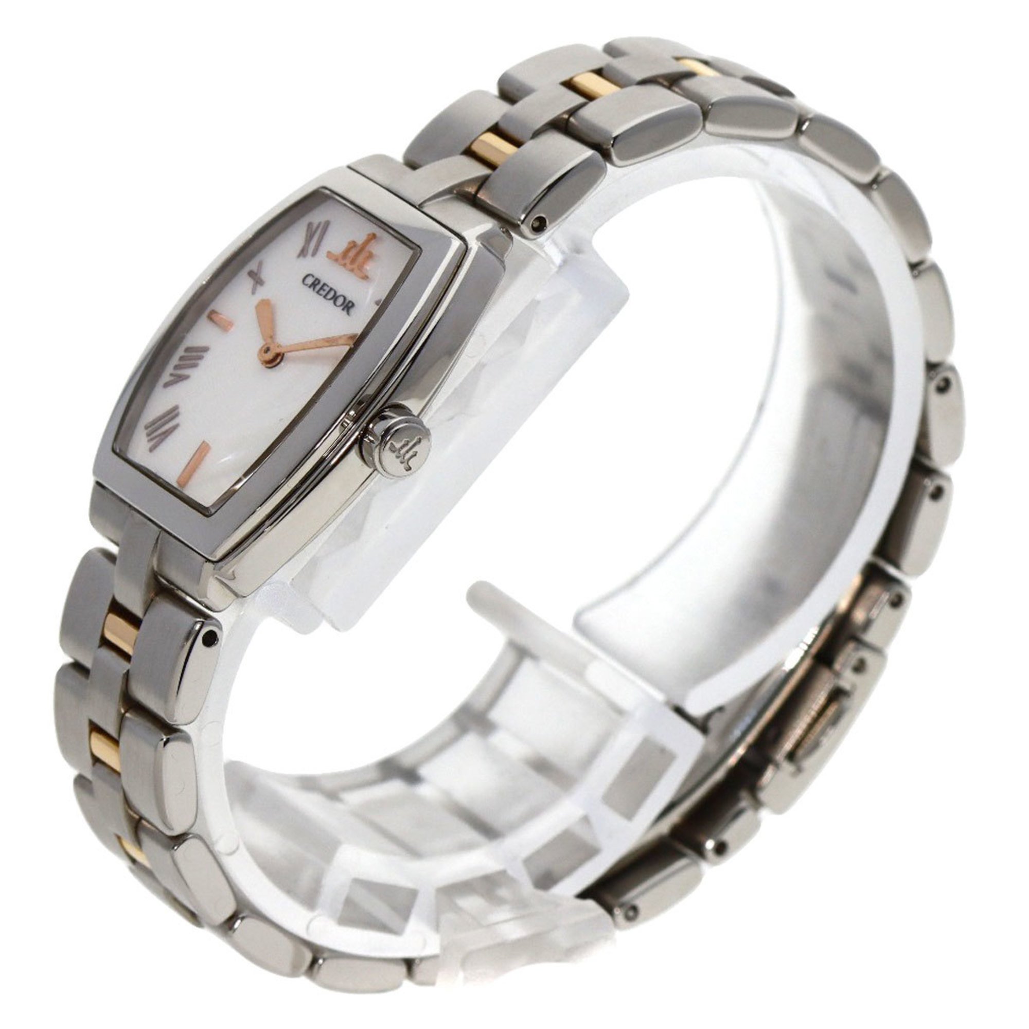 Seiko 5A70-0AE0 Credor Signo Aqua Watch Stainless Steel/SS Ladies SEIKO
