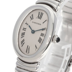 Cartier W15133L2 Baignoire Maker Complete Watch K18 White Gold/K18WG Ladies CARTIER