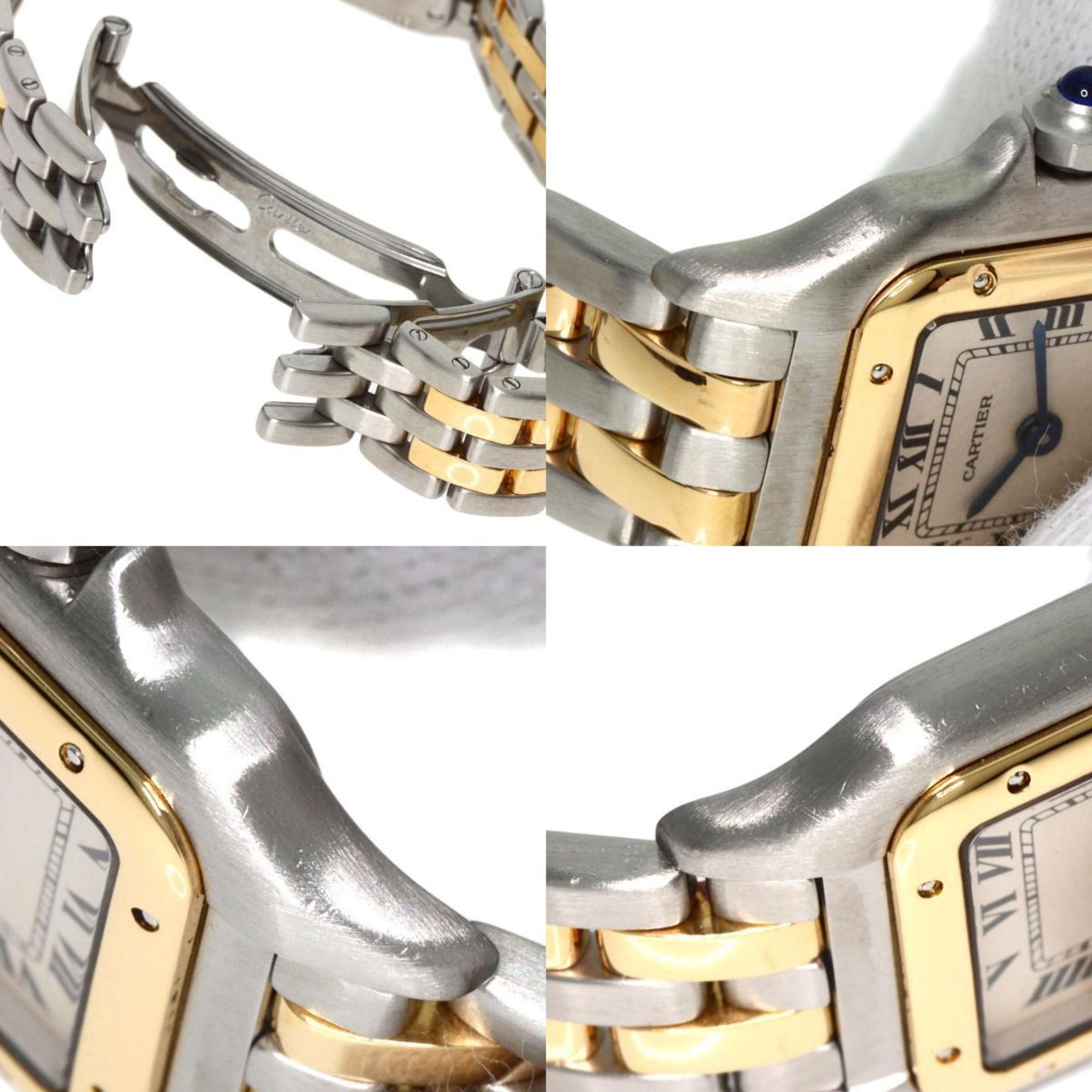 Cartier W25029B6 Panthere SM Manufacturer Complete Watch Stainless Steel/SSxK18YG Women's CARTIER