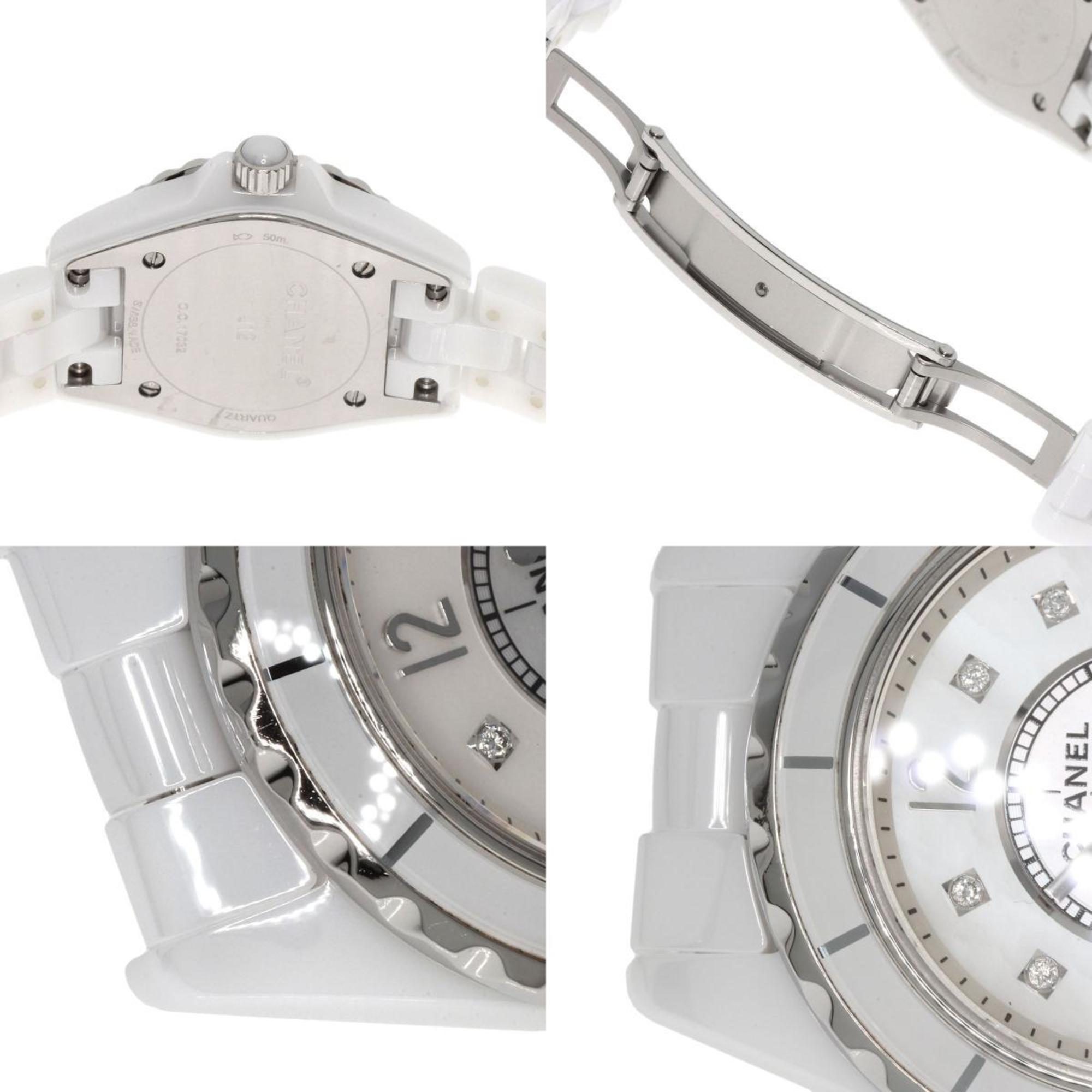Chanel H2570 J12 29mm 8P Diamond Watch Ceramic/Ceramic Ladies CHANEL