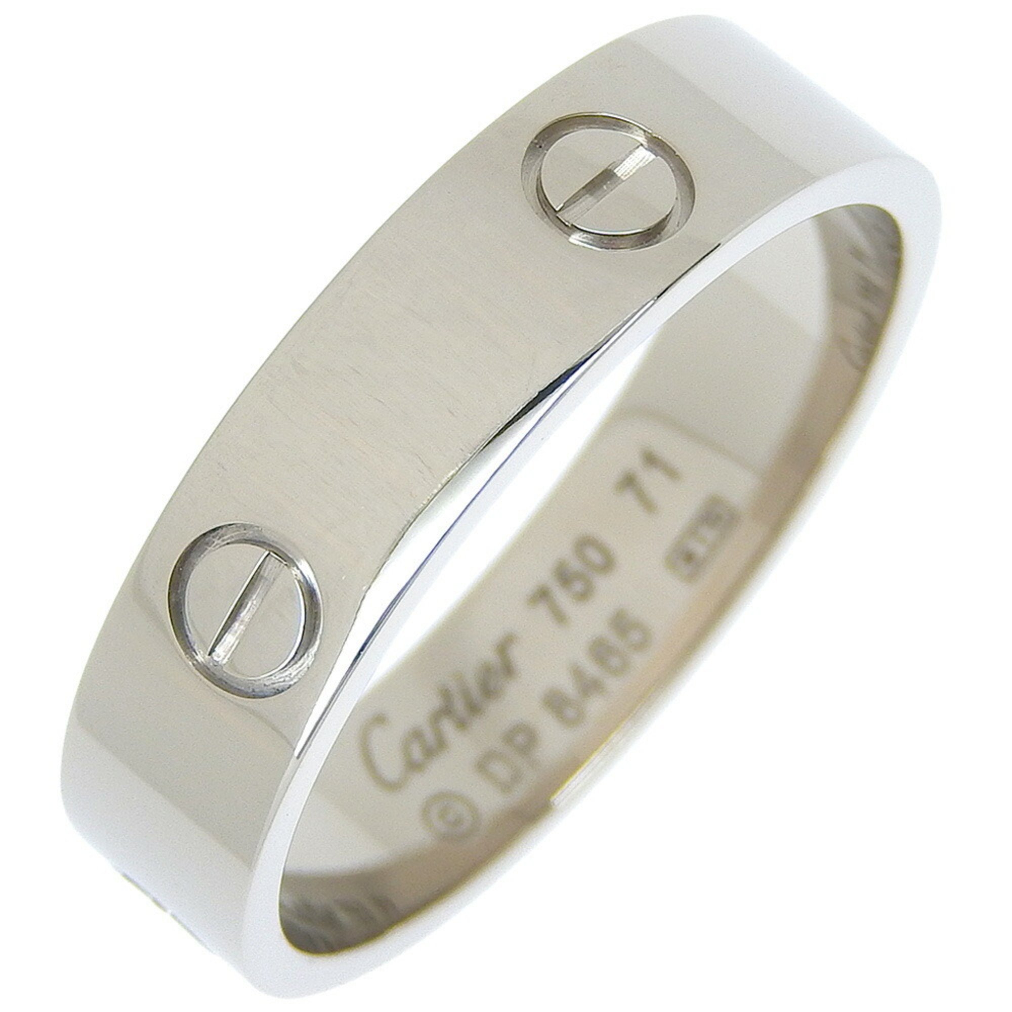 Cartier Love Ring, size 30, 18K white gold, approx. 10.8g, men's A+ rank, I120124032